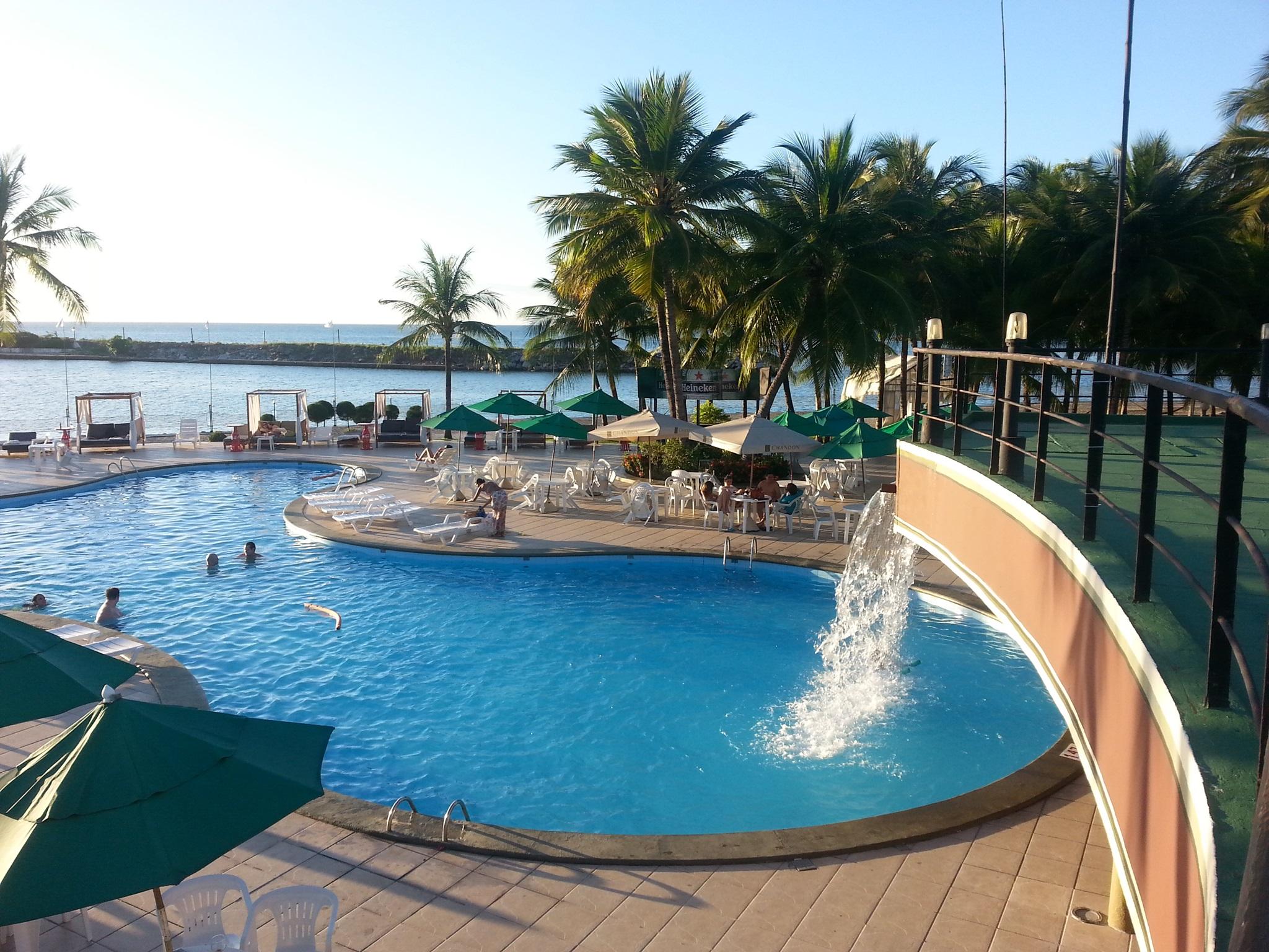 Marina Park Hotel Fortaleza  Bagian luar foto The pool at the resort